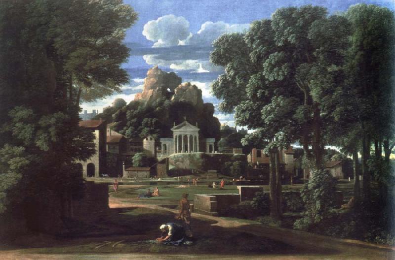 Nicolas Poussin the ashes of phocion collected by his widow oil painting image